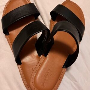 Universal Thread Black Slides Sandals from Target Sz 8.5